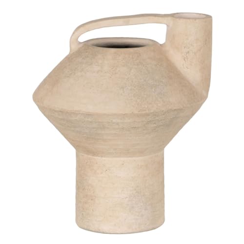 BigBuy Home Vase Light Grey Ceramic 26 x 25 x 30 cm