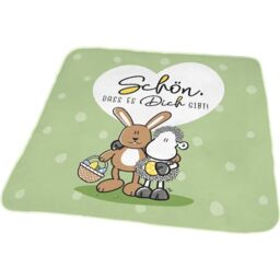 Sheepworld 73806 Magic Towel with Beautiful Motif, Guest Towel, 30 cm x 30 cm, Cotton, Square Pressed, Gift Easter, Easter Nest, Easter Decoration