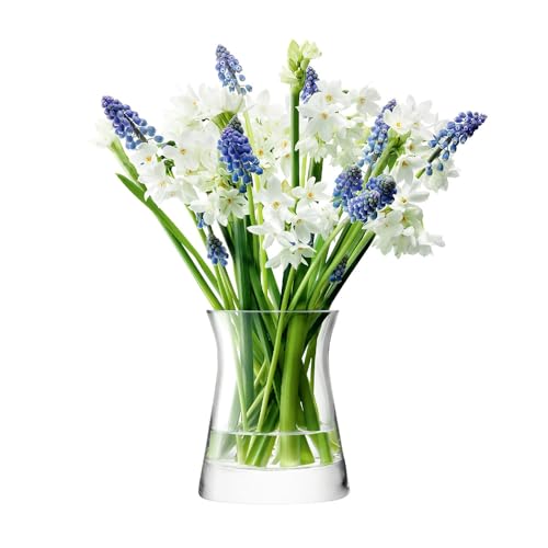 LSA International Flower Garden Posy Vase H13cm Clear - 1 Unit - Mouthblown & Handmade Glass - FW17