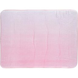Bath mat of memory foam 70x50cm rolled Sugar pink