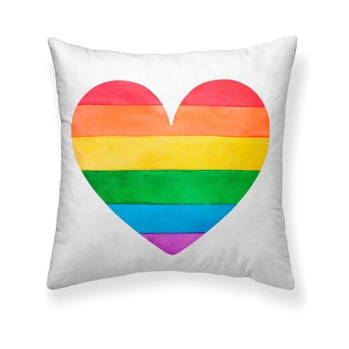 BELUM - Cushion Cover Size: 50 x 50 cm Fabric: 100% Organic Cotton Model: Pride 44 - Cushion Cover LGTBIQ+