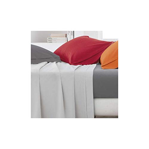 Gabel DiPi?? Colore e Benessere Bottom Sheet, Percale 200x125x0.3 cm Bianco