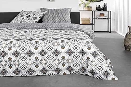Today Jumeau Cotton Duvet Cover Set, White