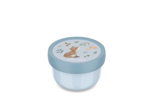 Mepal Fruitbox Campus Little Dutch, Snack Box for Kids, Dishwasher and Microwave Safe, BPA-free, 300 ml, Forest Friends