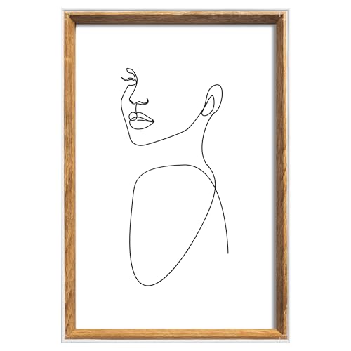 walther design Silhouette Picture Frame, Natural, 18 x 24 cm