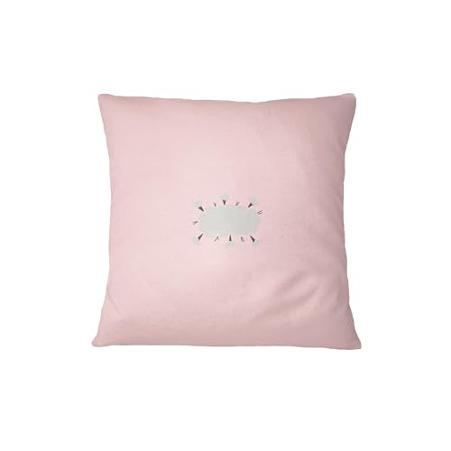 Bona Basics, Decorative Cushion Cover, Home Decor, For Sofa, Cafeteria, Size: 45X45 cm, Colour: Light Pink