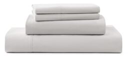 UGG 33607 Hedi Full XL Bed Sheets and Pillowcases 4-Piece Set Sleep in Luxury Machine Washable Deep Pockets Wrinkle-Resistant Breathable Cozy Comfort Silky Cooling Sheets, Full XL, Stone