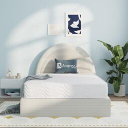 Avenco 3FT Single Mattress 20cm Pocket Sprung Mattress Medium Soft Motion Isolation Spring Mattress with CertiPUR-US Foam & Oeko-Tex Fabric 90x190x20cm