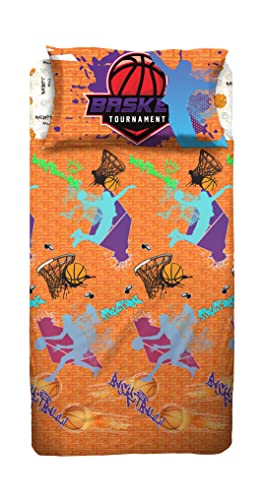 Hermet Basketball Single Sheet Set - Basketball - 100% Cotton