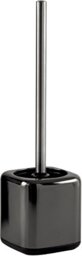 Gedy Nikita Toilet Brush, Stainless Steel, Anthracite, 10.5 x 10.5 x 43.5