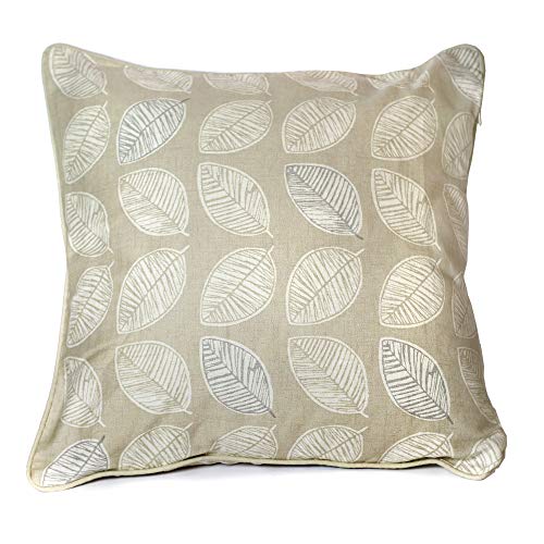 Fusion - Delft - 100% Cotton Cushion Cover - 43x43cm (17x17) in Natural