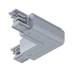 Paulmann ProRail3 91371 Rail System Connector L-Piece Inner 101 x 101 mm Max. 3.680 W Silver Rail Systems Ceiling Rail Metal, Plastic
