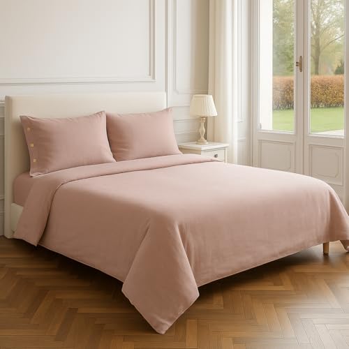 BELLORA 100% Soft Cotton Duvet Cover Set Double Duvet Cover Cotton