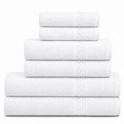 Komfortec Hand Towel Set 6 Pieces 100% Cotton