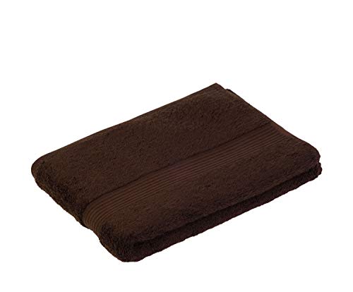 G??zze - Set of 2 New York Bath Towels, Luxuriously Soft and Absorbent, 100% Cotton, 100 x 150 cm - Mocha