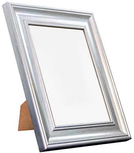 FRAMES BY POST Scandi Vintage Silver Picture Photo Frame 5 x 5 inch