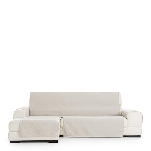 Eysa Practical Chaise Longue Cover Argento 240 cm
