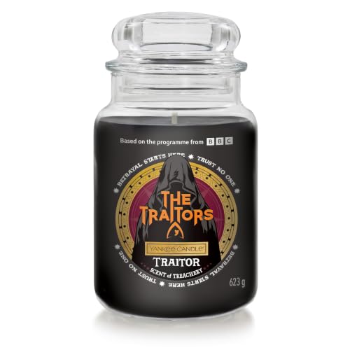 Yankee Candle Scented Candle - Traitor Large Jar - The Traitors - Long Burning Candles: up to 150 Hours - Perfect Gifts for Women
