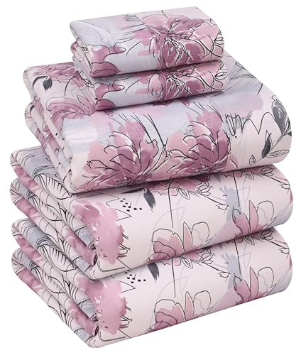 Ruvanti 100% Cotton Sheet Set T-200 - Lilac - Split King