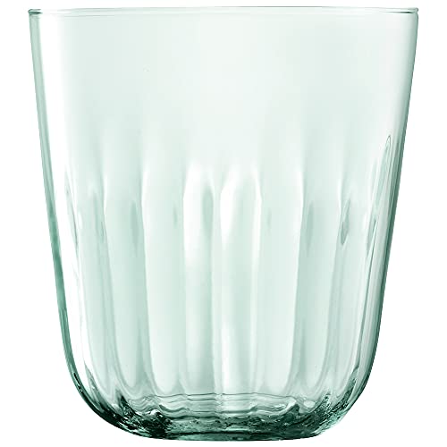 LSA Mia Vase/Lantern H18cm Recycled/Part Optic- 1 Unit - Recycled Glassware - MZ43