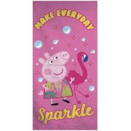 Peppa Wutz Beach Towels Sparkle Model Badetuch, Strandtuch 70 x 140 cm