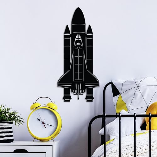 Stylish Black Decorative Metal Wall Accessory, 60 x 27 cm, 100% Metal, 1.5 mm Thickness, Perfect for Modern Home Decor & Office Spaces