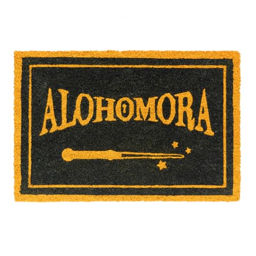 Grupo Erik Door Mat - Harry Potter Gifts - 15.7 x 23.6 in - 40 x 60 cm Coconut Coir, Waterproof, Non Slip Door Mats Indoor & Outdoor - Alohomora Harry Potter Merchandise