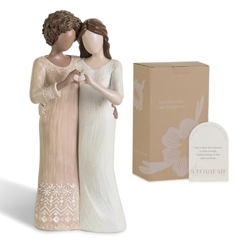Storieme Gifts for Best Friend Women ??? Friendship Figurines Statue - Unique Unbiological Sister Birthday Idea