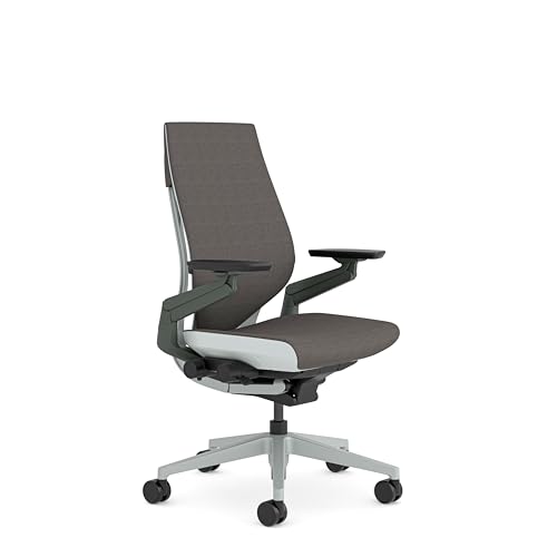 Steelcase Gesture Ergonomic Office Chair With 360° Armrests And 3D Live Back Lumbar Support Mocca Made in Europe