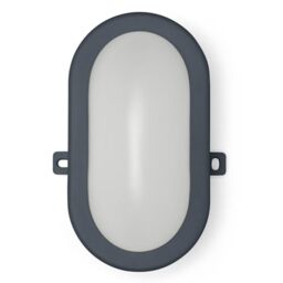 Velamp LED wall Light, Super Bright Oval LED Ceiling Light: 450 lumens (6W). Outdoor Light with Easy Installation. for Indoors or Outdoors (IP44). Natural Light 4000K.