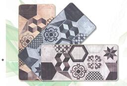 Reds Floor Mat Model Tile, 57 x 120 cm, Multicoloured