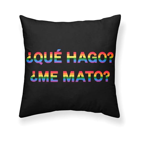 BELUM Cushion Cover Size: 50 x 50 cm Fabric: 100% Organic Cotton Model: Pride 29 - LGTBIQ+ Cushion Cover