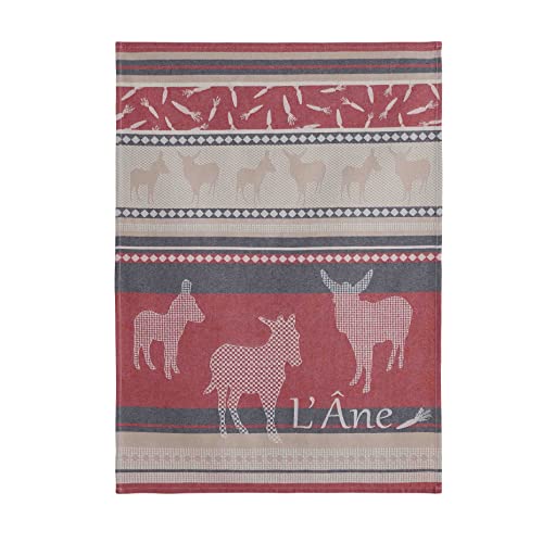 "Coucke Le Anes French Cotton Jacquard Towel, 20"" x 30"", 100% Cotton"