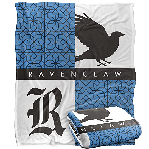 HARRY POTTER Blanket, 152 x 127 cm House Pride Ravenclaw Silky Touch Super Soft Throw Blanket