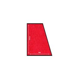 Securit RS-200-RD 9 x 200 cm Carpet Anti-Slip Weather Resistant Mat - Red