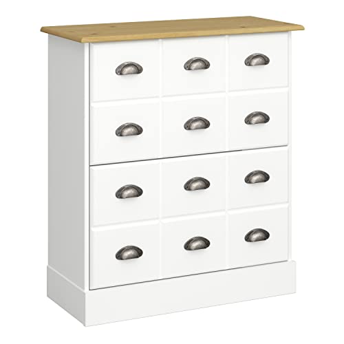 Furniture To Go Nola Shoe Cabinet White & Pine