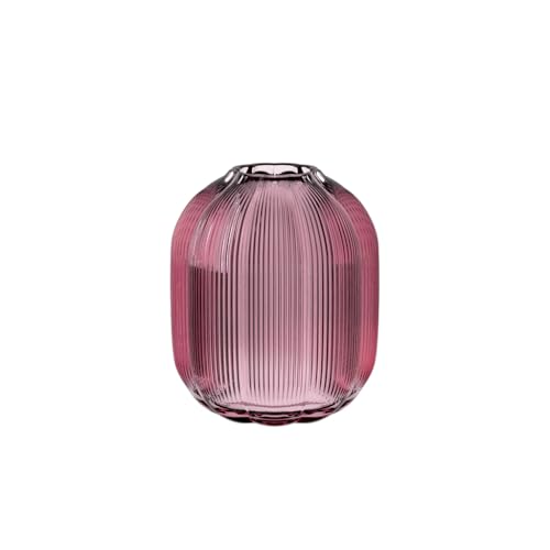 Villeroy & Boch – Fleur Gifts vase, height: approx. 19 cm, purple, floral glass vase for medium-sized bouquets, glass