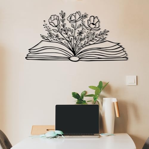 Stylish Black Decorative Metal Wall Accessory, 68 x 34 cm, 100% Metal, 1.2 mm Thickness, Perfect for Modern Home Decor and Unique Wall Art