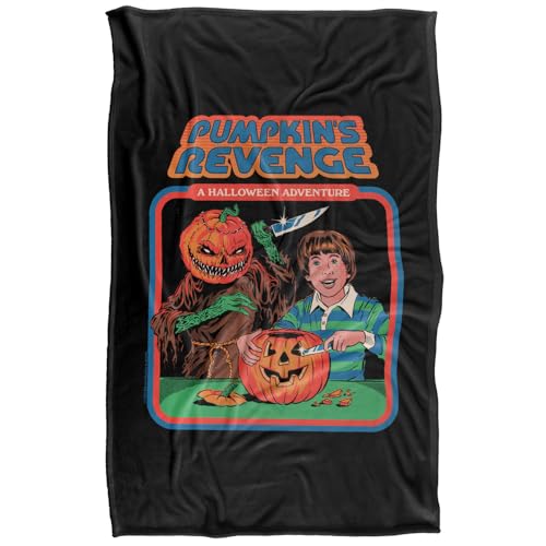 Steven Rhodes Pumpkins Revenge Silky Touch Super Soft Throw Blanket 91 X 147 Cm