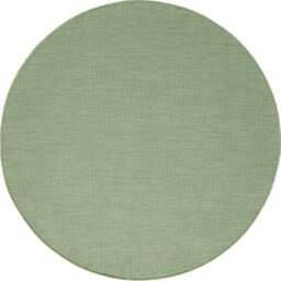 "Mia's Teppiche ""Lara In- & Outdoor Rug, Flat Fabric, 160 cm, round, Green"