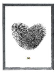 Deknudt S46DF7_30.0x45.0 Resin Photo Frame, Grey, 30 x 45 cm
