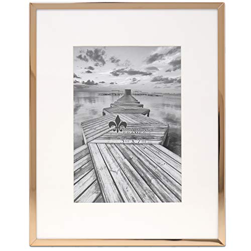Lawrence Picture Frame, Metal, Gold, 5x7