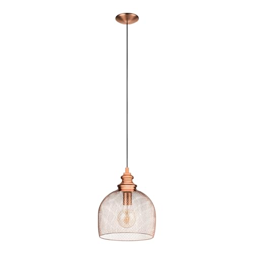 EGLO Pendant Light Straiton, Dining Table Hanging Lamp Industrial Vintage