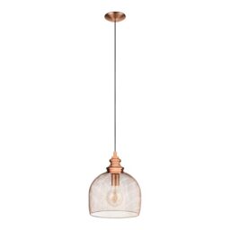 EGLO Pendant Light Straiton, Dining Table Hanging Lamp Industrial Vintage