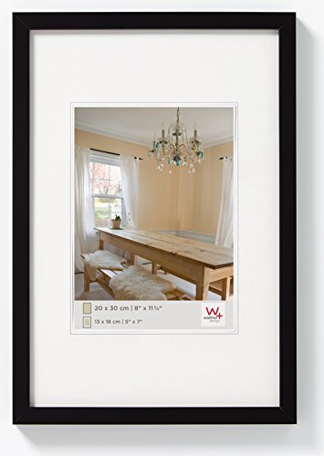 walther design Picture Frame Black 40 x 50 cm Peppers Wooden Frame BP050B