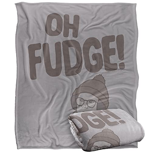 A CHRISTMAS STORY Blanket, 152 x 127 cm Ralphie 'Oh Fudge!' Silky Touch Super Soft Throw Blanket