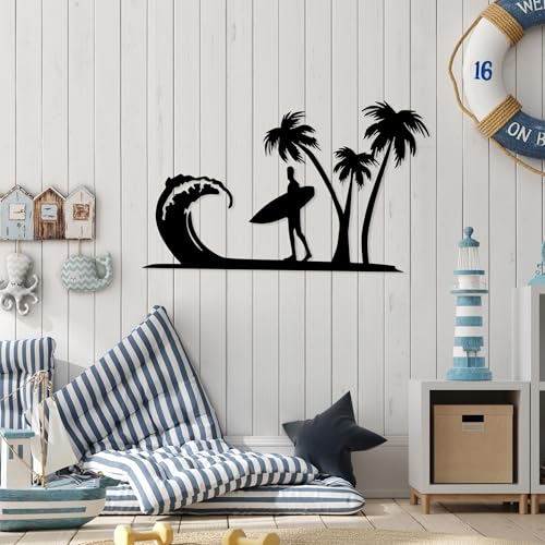 Stylish Black Decorative Metal Wall Accessory, 41 x 70 cm, 100% Metal, 1.5 mm Thick, Lightweight & Easy to Hang, Perfect for Modern Decor