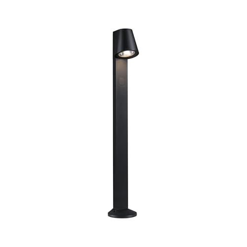 Paulmann 94863 LED Bollard Light Caissa Motion Sensor with high Frequency Sensor IP44 793mm 3000K 9W 700lm 230V 65° Anthracite Outdoor luminaire
