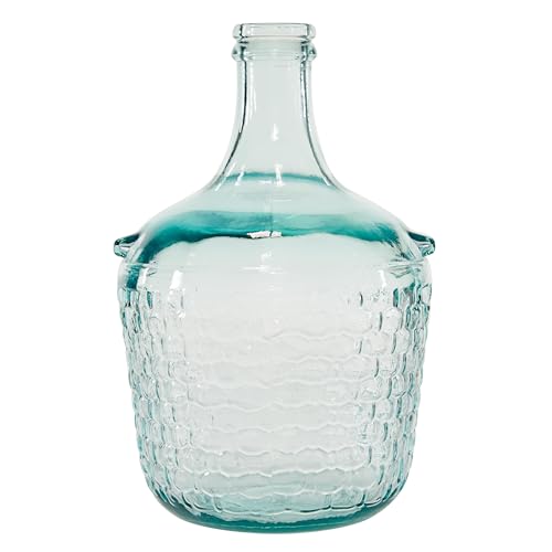 "Deco 79 Glass Wide Bottle Vase 8"" W, 12"" H-18222, 8"" x 8"" x 12"""