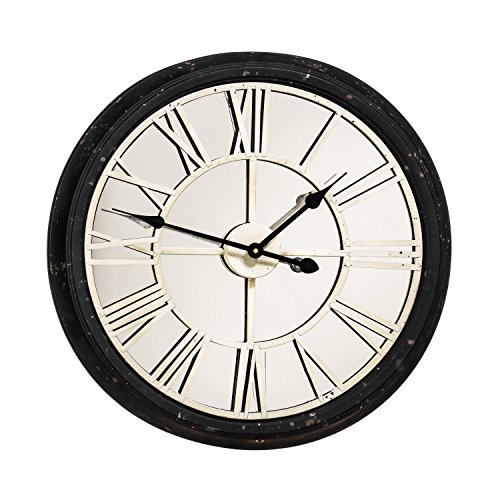Premier PREM - 2200895 Wall Clock, Metal, Plastic and Glass